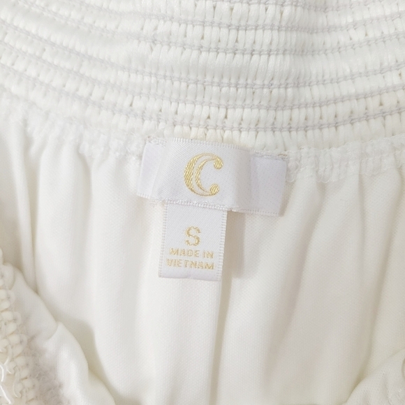 Charming Charlie Ivory Lace with Tassels Boho Dress Size Small - Picture 9 of 9